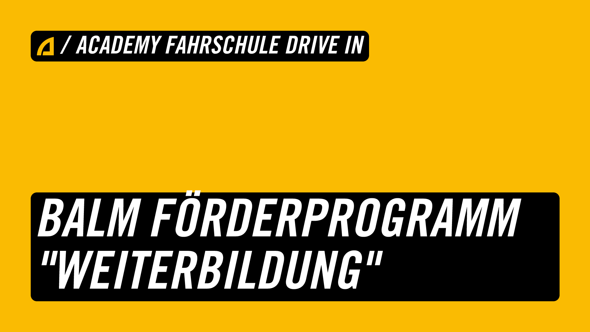 BALM Förderprogramm 